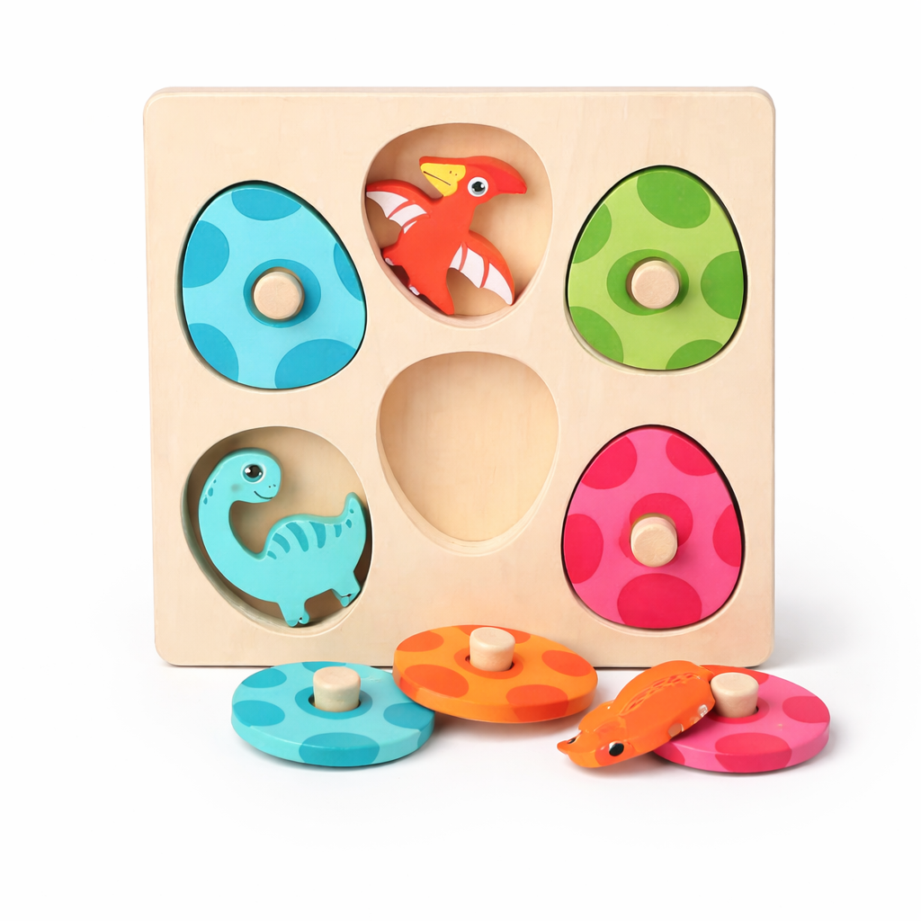Dino Discover – Wooden Matching Puzzle